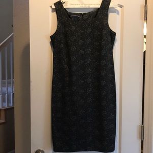 Floral Design Black dress